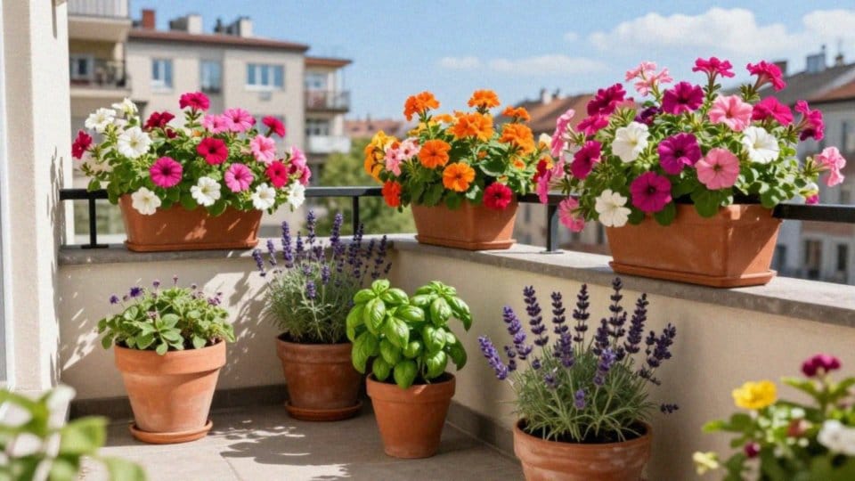Jakie kwiaty wybrać na słoneczny balkon?