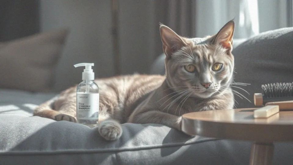 Jak działa suchy szampon regenrująco na sierść kota?