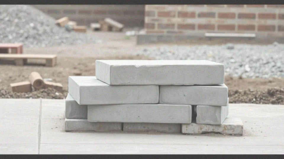 Ile waży pojedynczy bloczek betonowy?