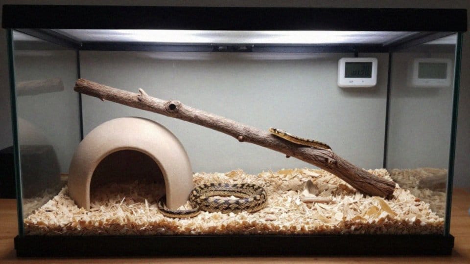 Jakie warunki w terrarium przedłużają życie węża?