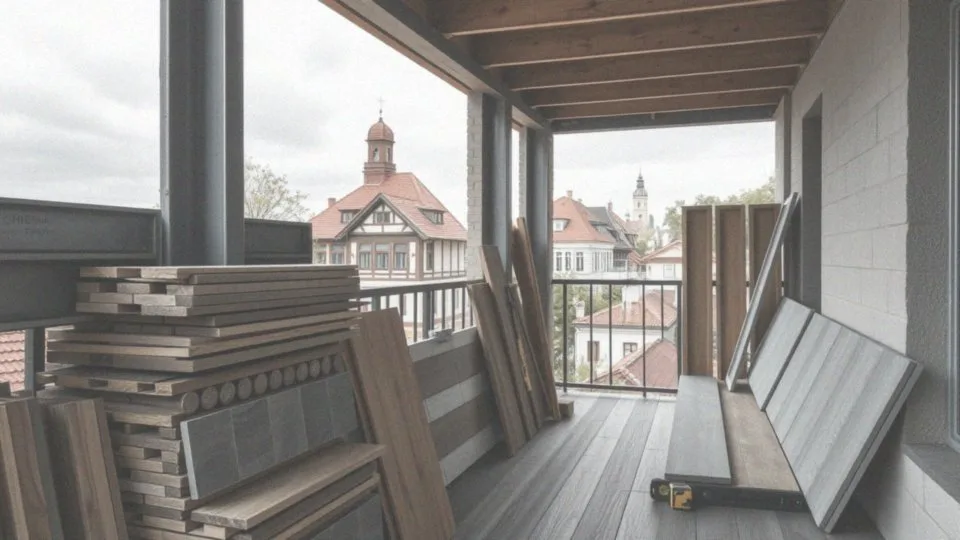 Jakie są koszty materiałów na balkon?