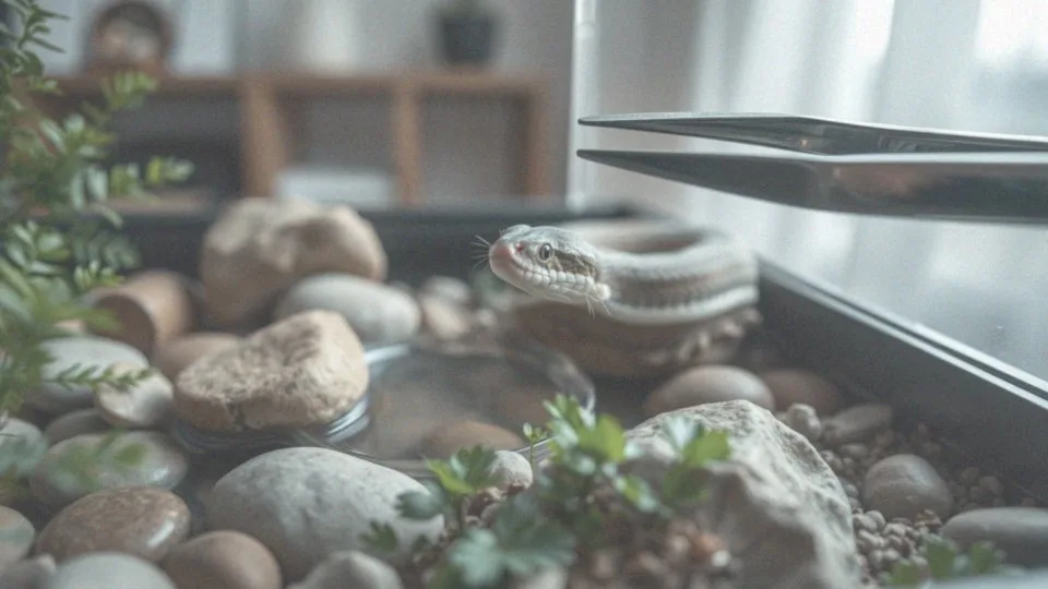 Jakie są sposoby karmienia małego węża domowego?