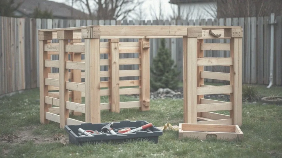 Jak przebiega montaż kojca dla psa z palet?