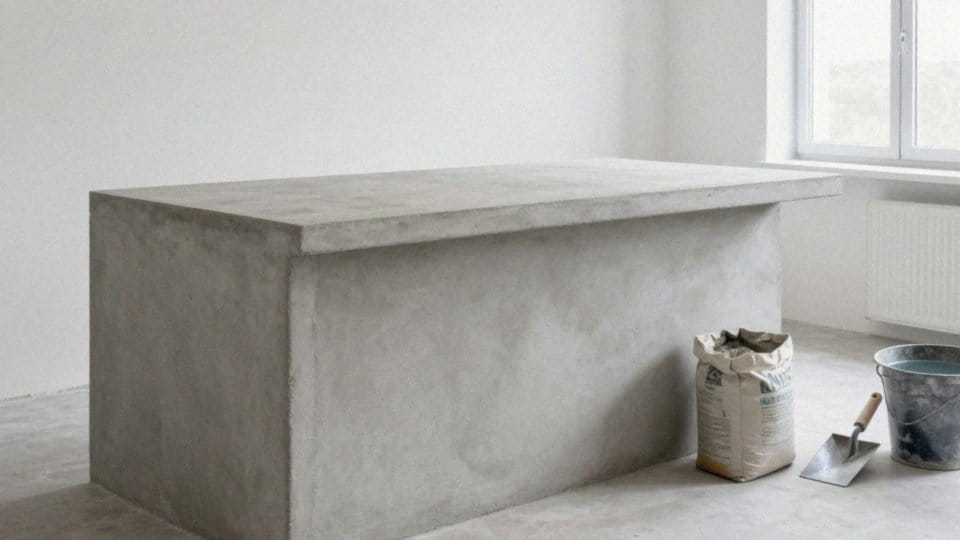 Jak wykonać betonowy blat kuchenny krok po kroku?