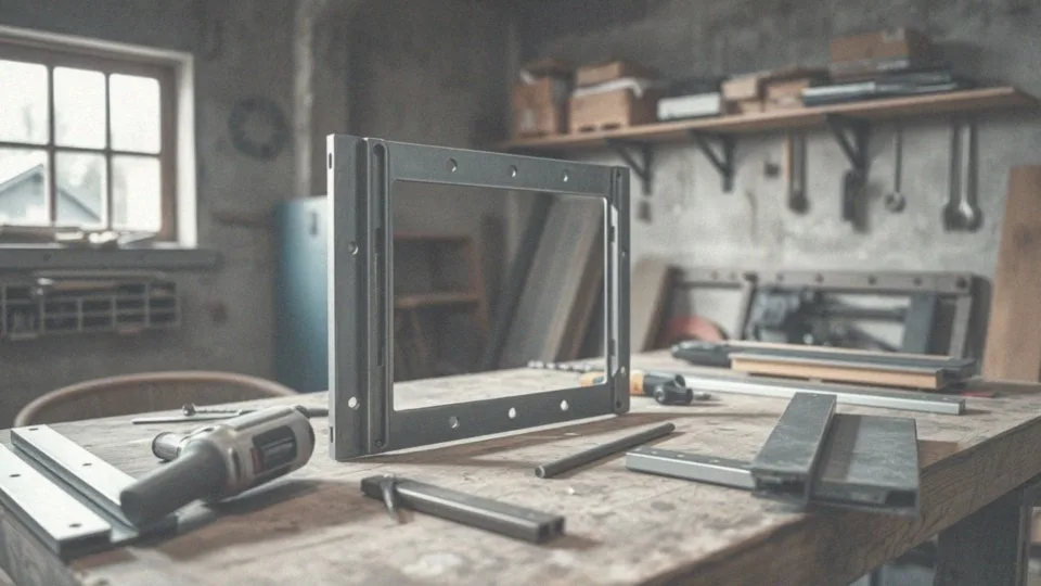 Jakie metalowe listwy do samodzielnego montażu telewizora są dostępne?