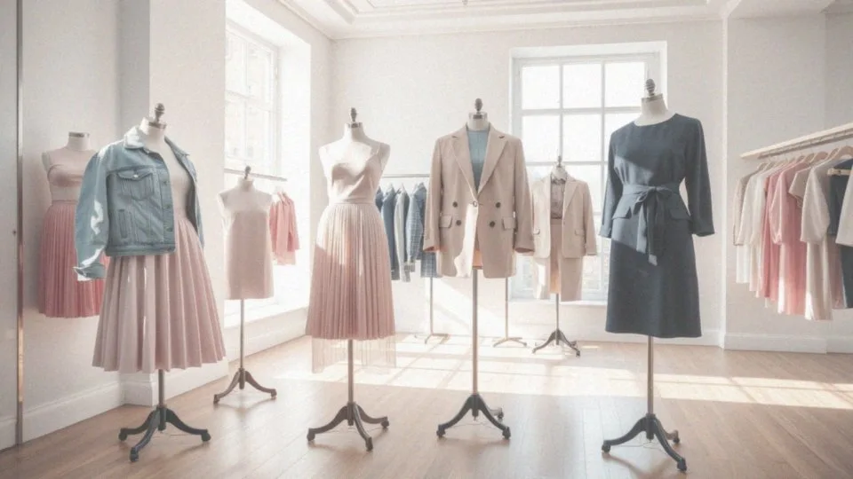 Jakie stylizacje można stworzyć z połączenia różowego i niebieskiego?