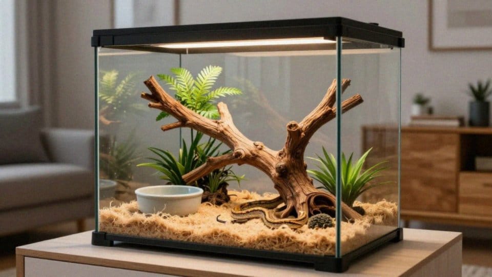 Jakie wymiary powinno mieć terrarium dla węża zbożowego?