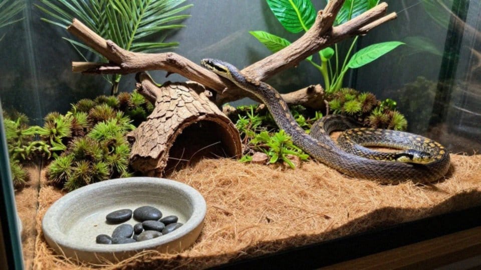 Jak przystosować terrarium dla węża o innej diecie?