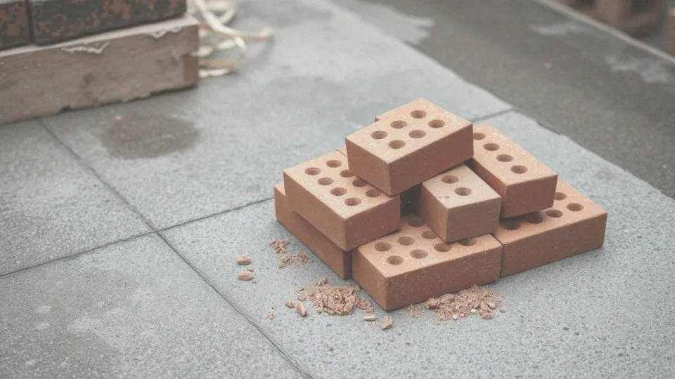 Ile waży cegła czerwona perforowana?