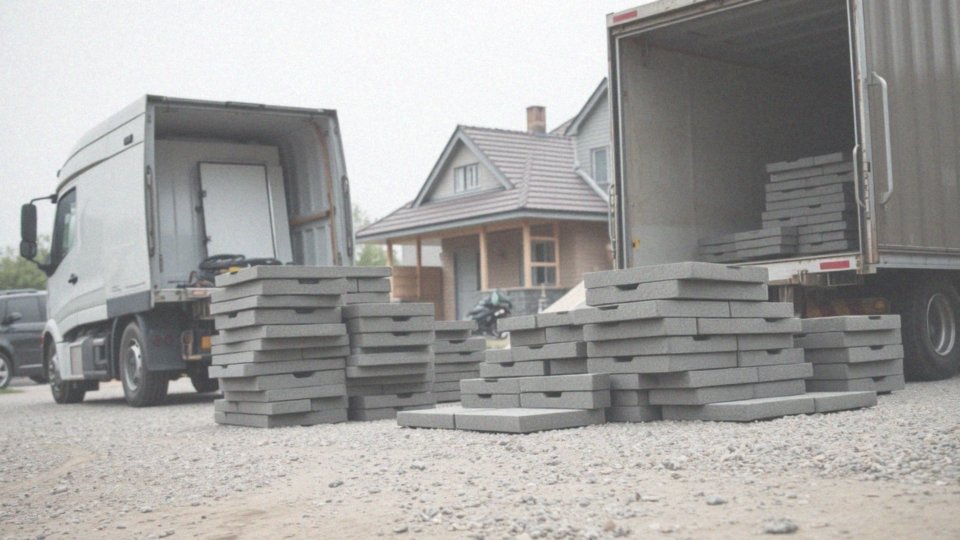 Jak wygląda proces dostawy kostki brukowej?