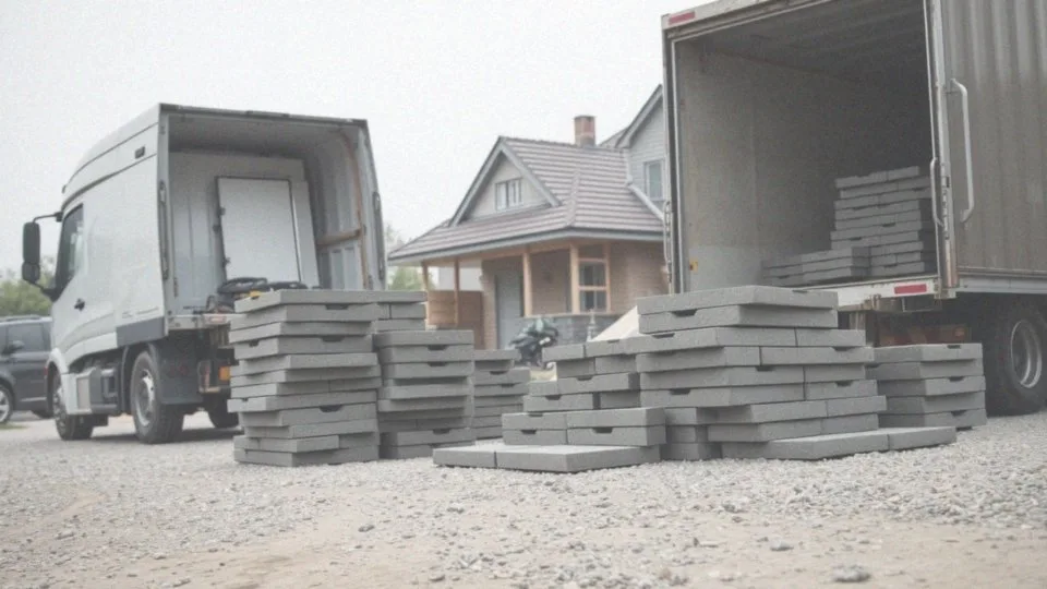 Jak wygląda proces dostawy kostki brukowej?