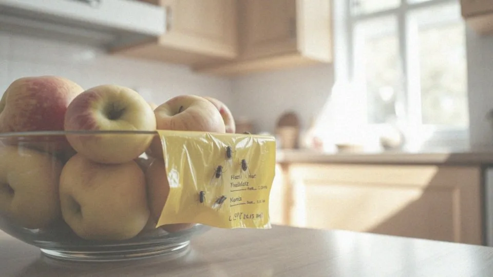 Jak działa lep na muszki owocówki i inne owady latające?