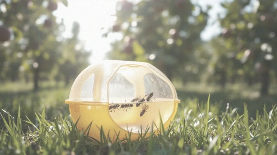 Na czym polega działanie płynu wabiącego w pułapce?