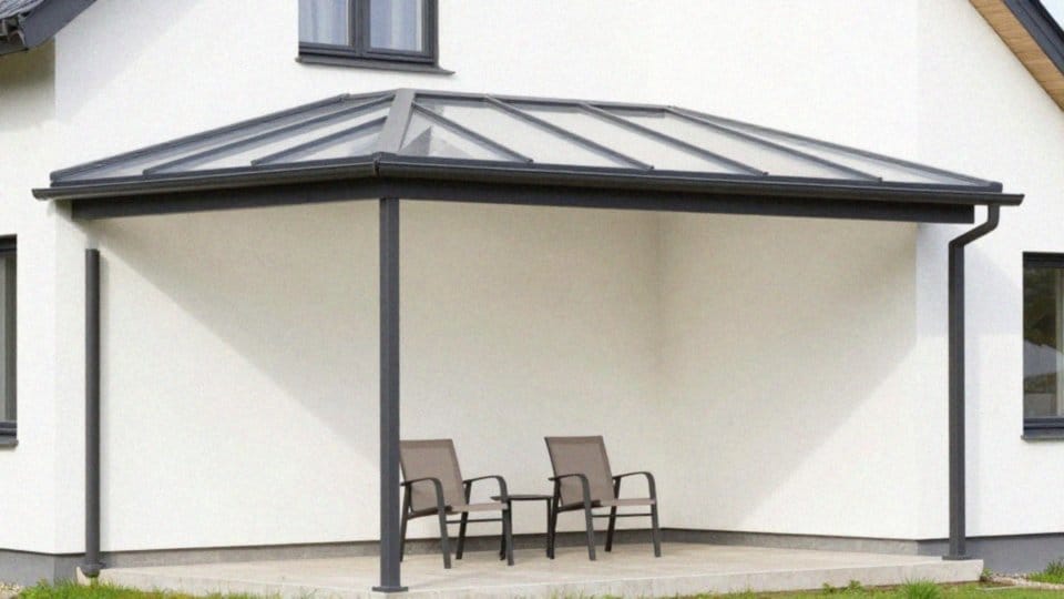 Zadaszenie ganku: poliwęglan czy drewno?