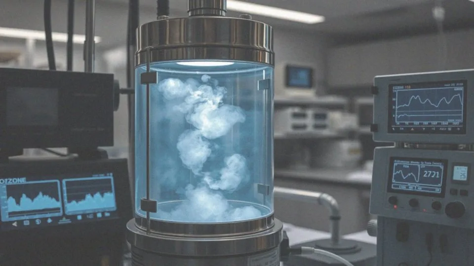 Co to jest czas połowicznego rozpadu ozonu?