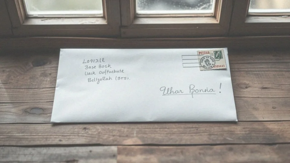 Jakie są strefy na kopercie do umieszczania danych nadawcy i odbiorcy?