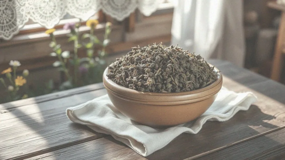 Jakie właściwości ma bylica piołun w kontekście pasożytów?