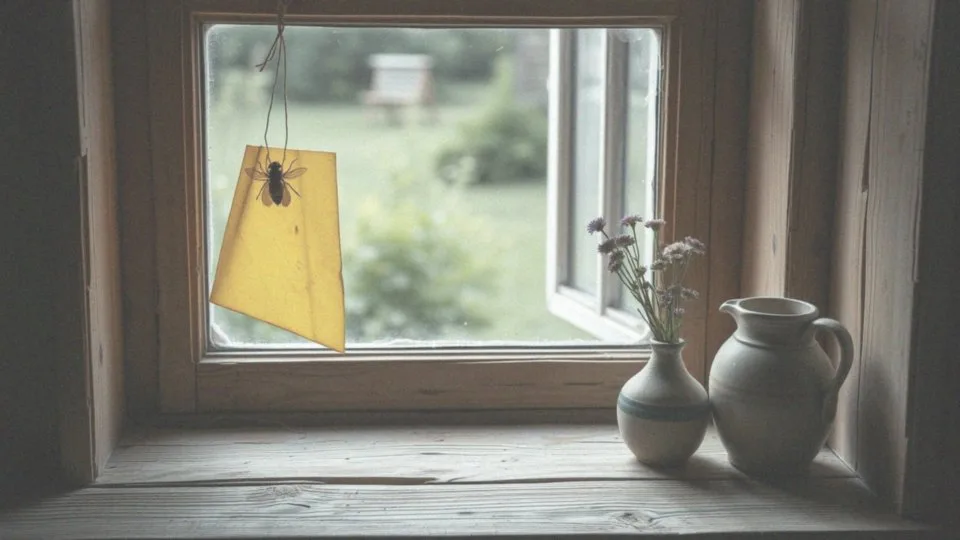 Jakie metody skutecznie zwalczają muchy za pomocą lepów?