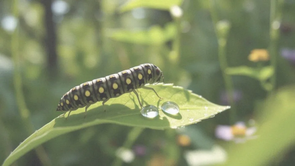 Jakie cechy morfologiczne posiada larwa pazia królowej?