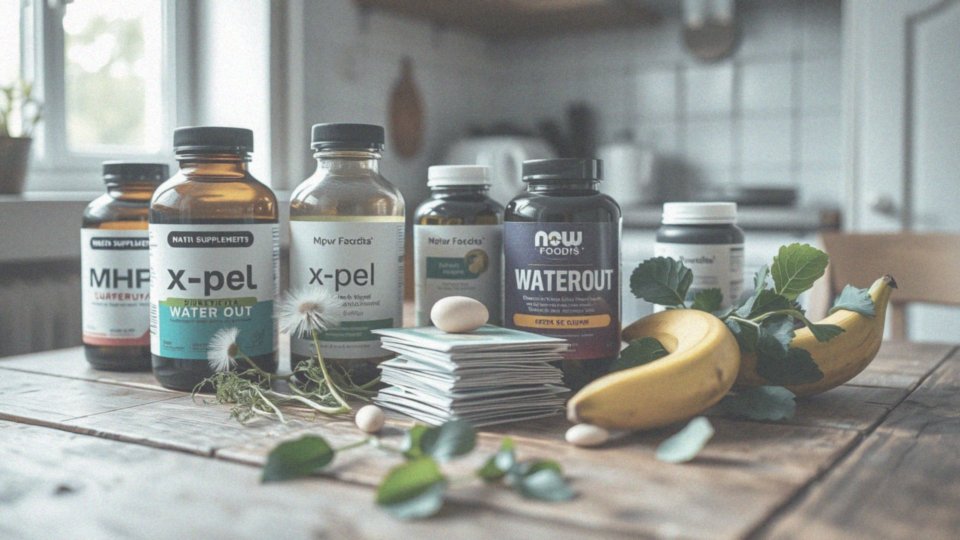 Jakie składają się najskuteczniejsze preparaty na pozbycie się wody z organizmu?